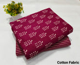 Premium Hand Block Printed Cotton Suit Top And Bottom Set (BFTB18)